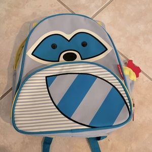 SkipHop Raccoon Backpack for kids